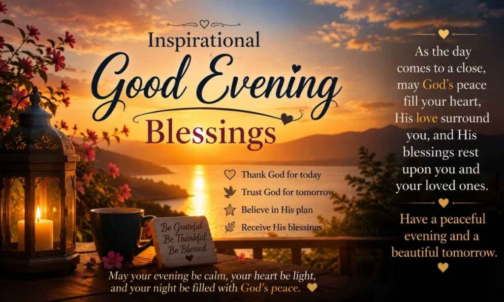 Inspirational Good Evening Blessings