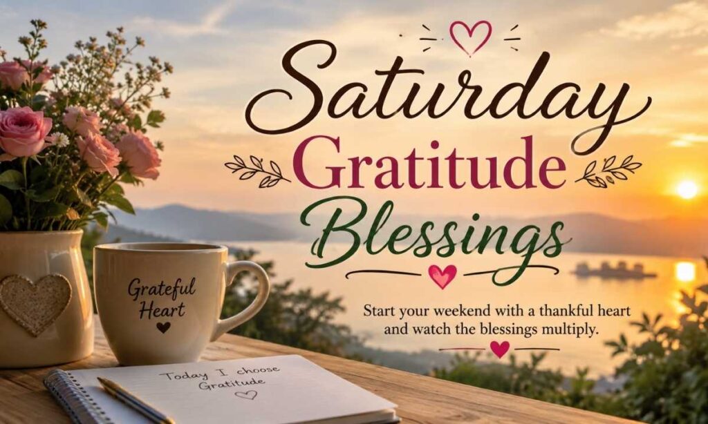 Saturday Gratitude Blessings