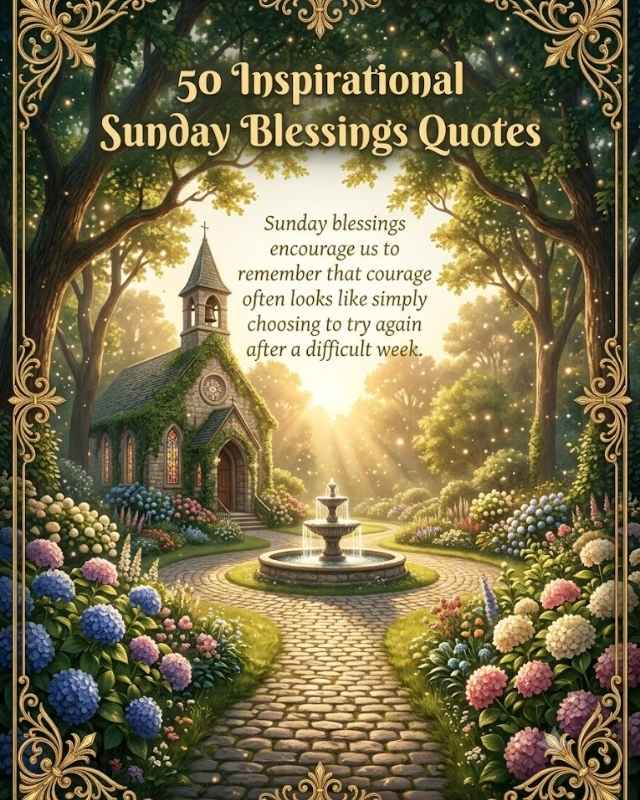 50 Inspirational Sunday Blessings Quotes