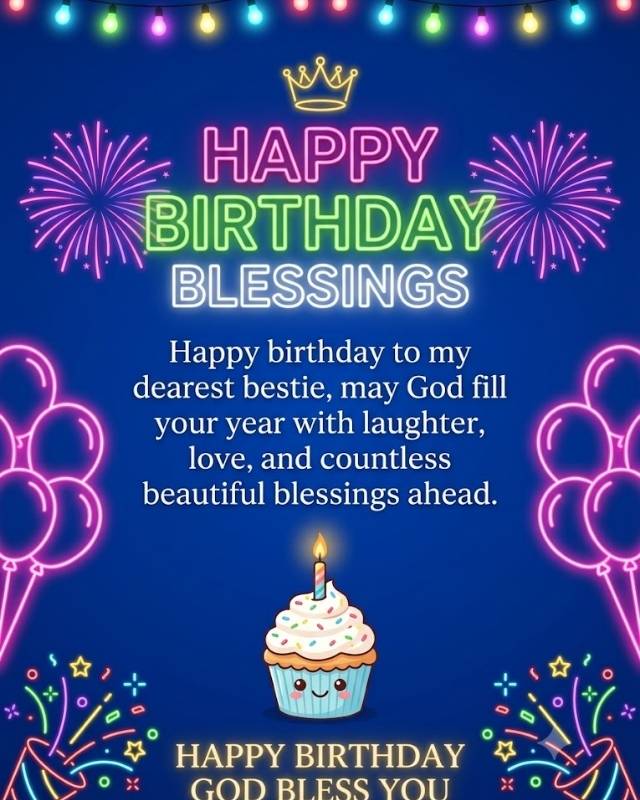 Beautiful Birthday Blessings for Besties