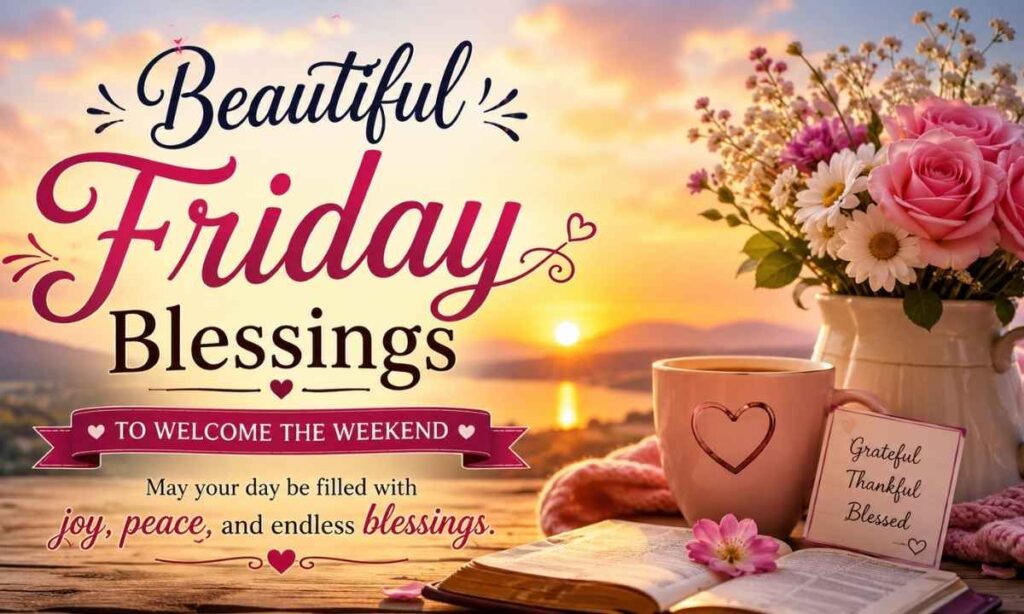 Beautiful Friday Blessings to Welcome the Weekend