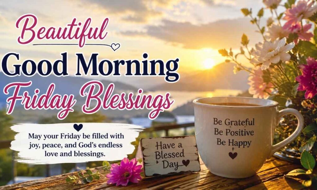 Beautiful Good Morning Friday Blessings