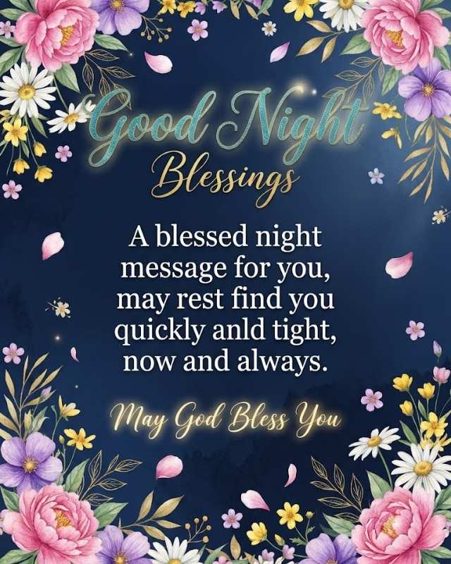Blessed Night Messages
