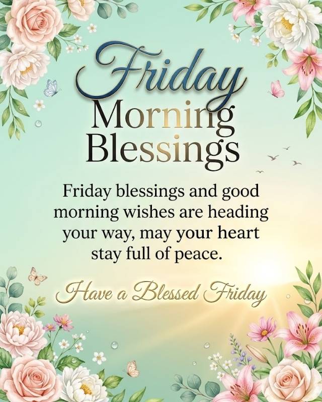 Friday Blessings Good Morning
