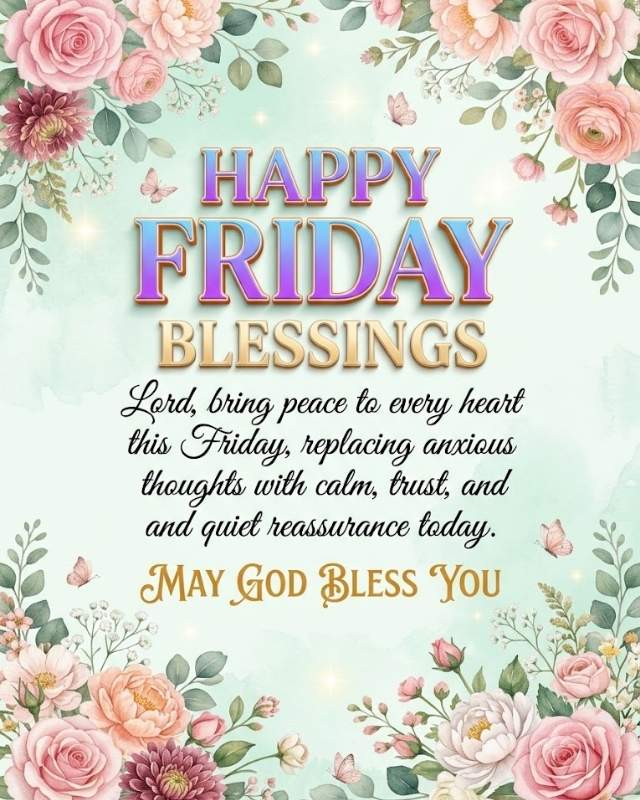Friday Blessings and Prayers