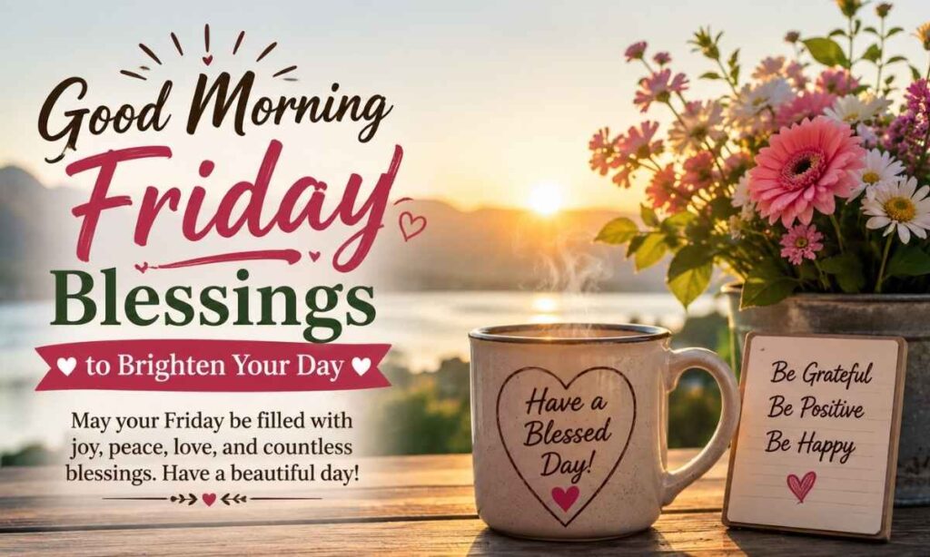 Good Morning Friday Blessings to Brighten Your Day