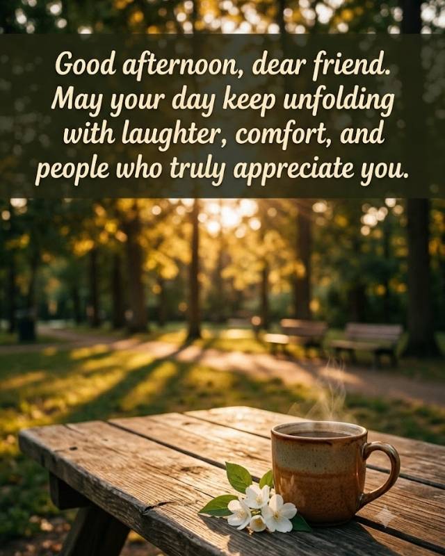 Greetings Afternoon Blessings & Quotes for Friends