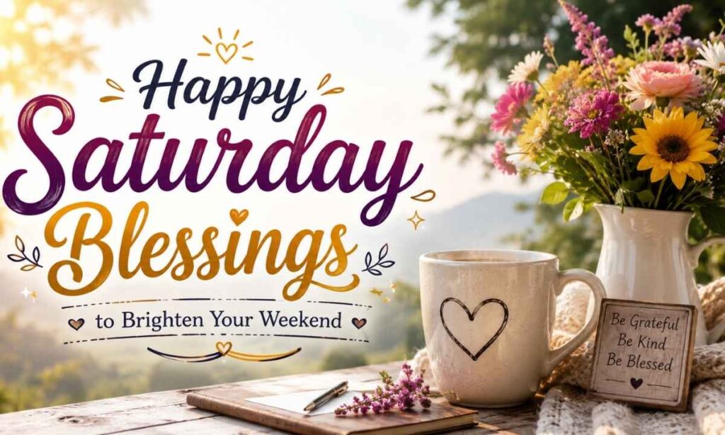 Happy Saturday Blessings to Brighten Your Weekend