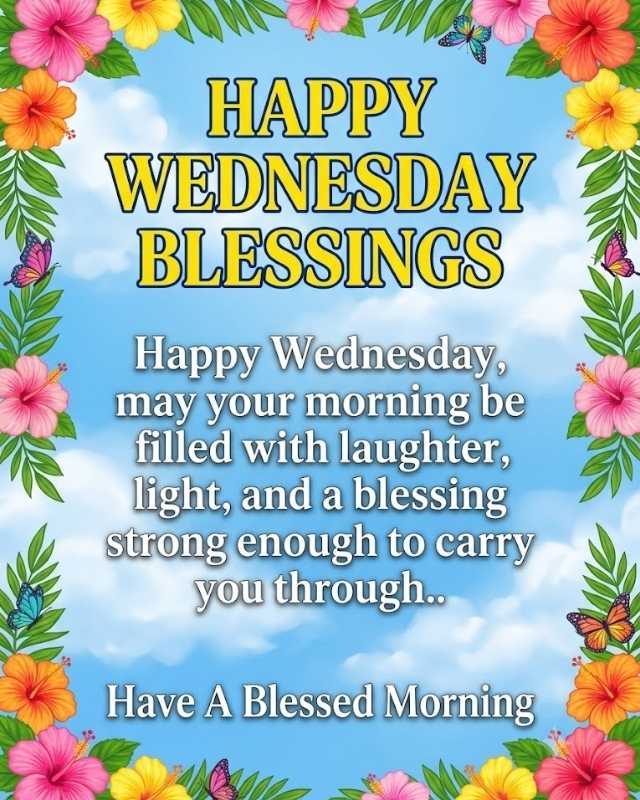 Happy wednesday blessings 