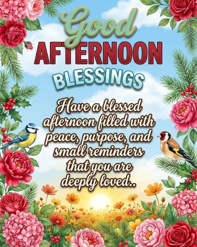 Have a Blessed Afternoon