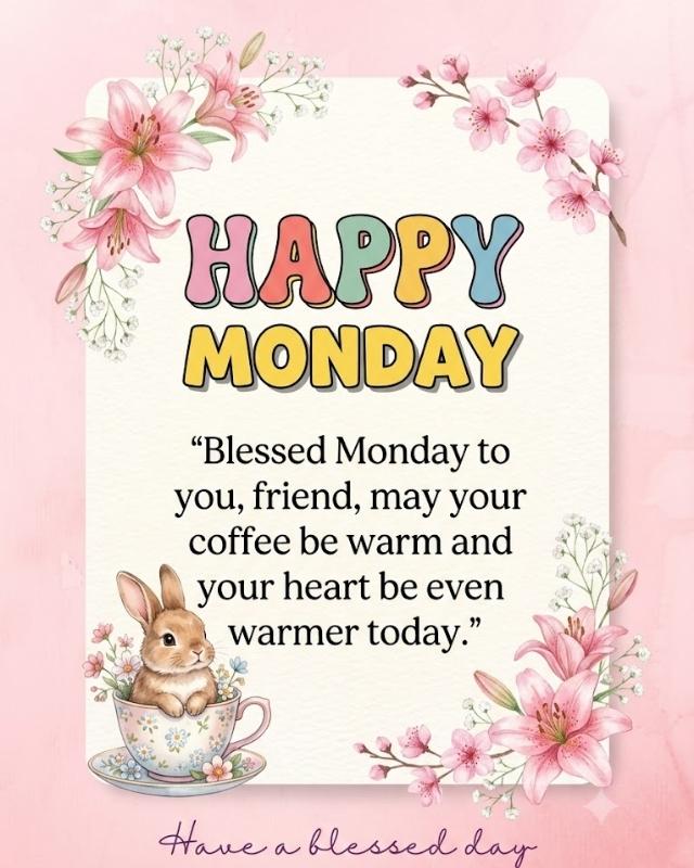 Heartfelt Blessed Monday Messages