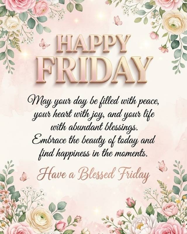 Heartfelt Friday Blessings