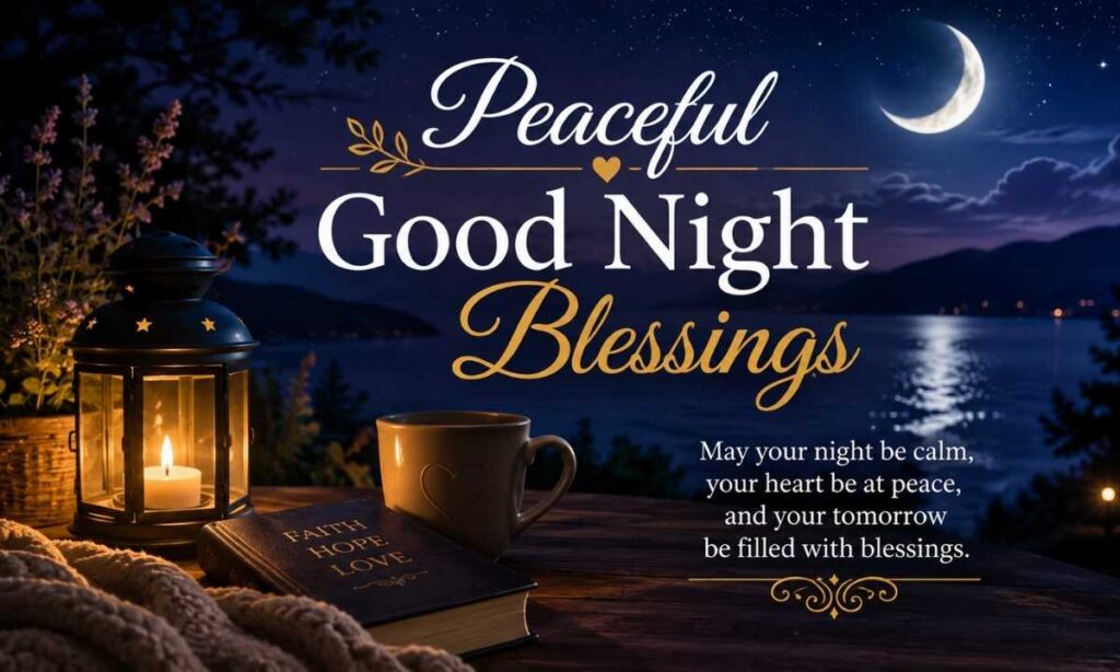 Peaceful Good Night Blessings