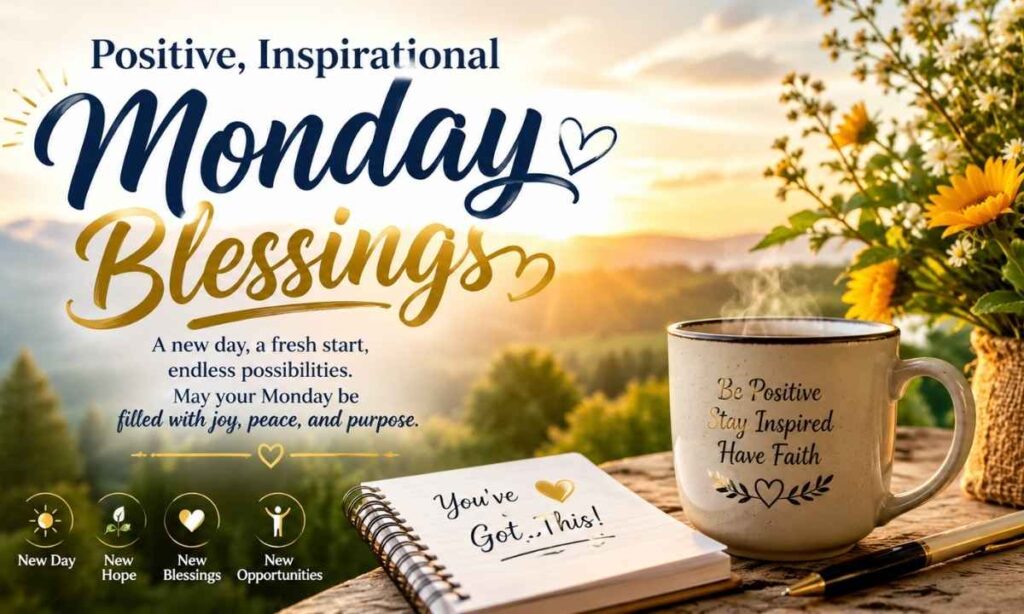 Positive Inspirational Monday Blessings