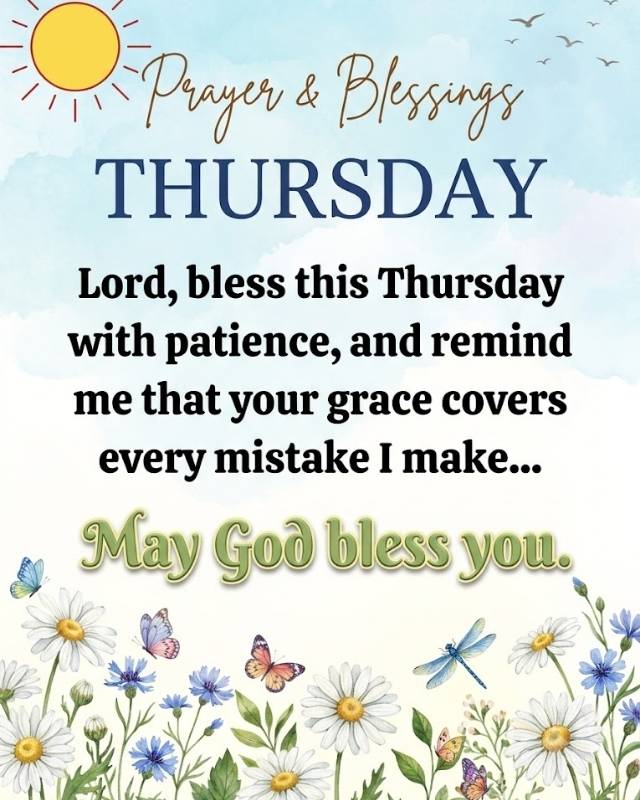 Prayer Thursday Blessings