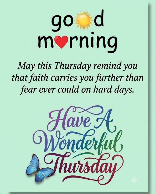 Spiritual Inspirational Thursday Blessings