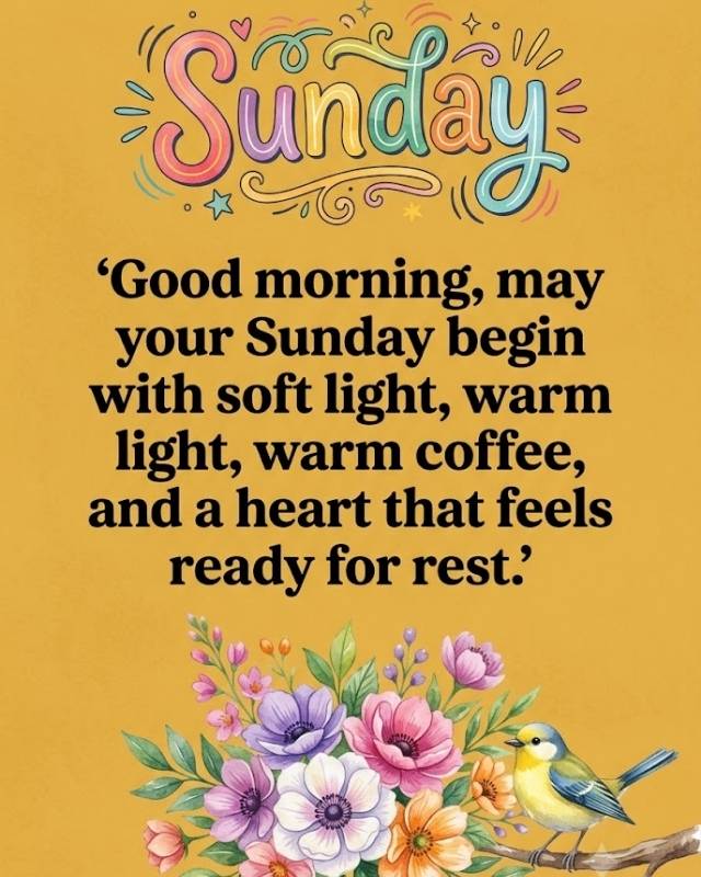 Sunday Morning Blessings