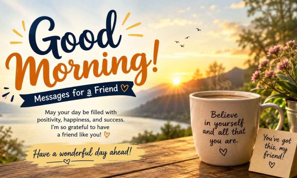 Good Morning Messages for a Friend