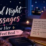 Good Night Messages for Her That Feel Real