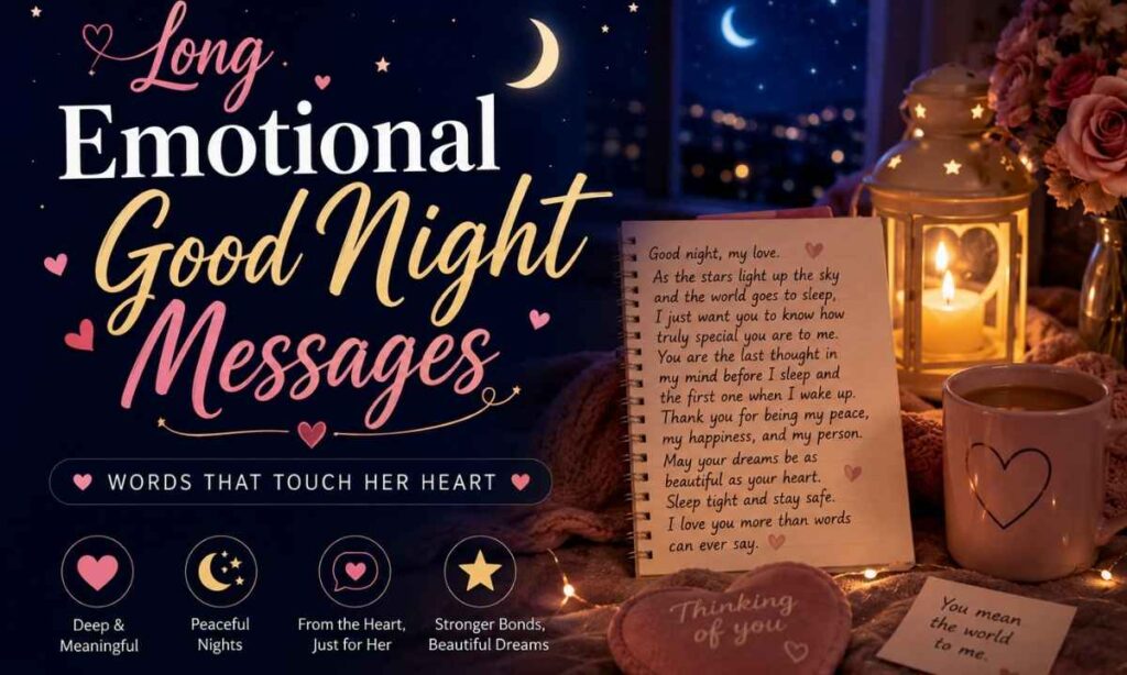 Long Emotional Good Night Messages