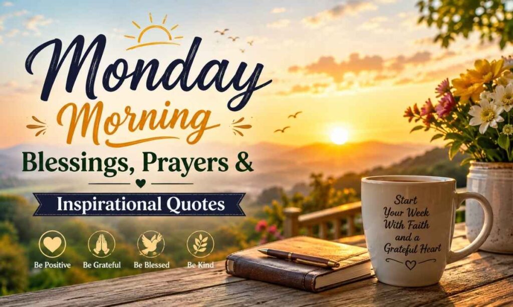 Monday Morning Blessings Prayers & Inspirational Quotes