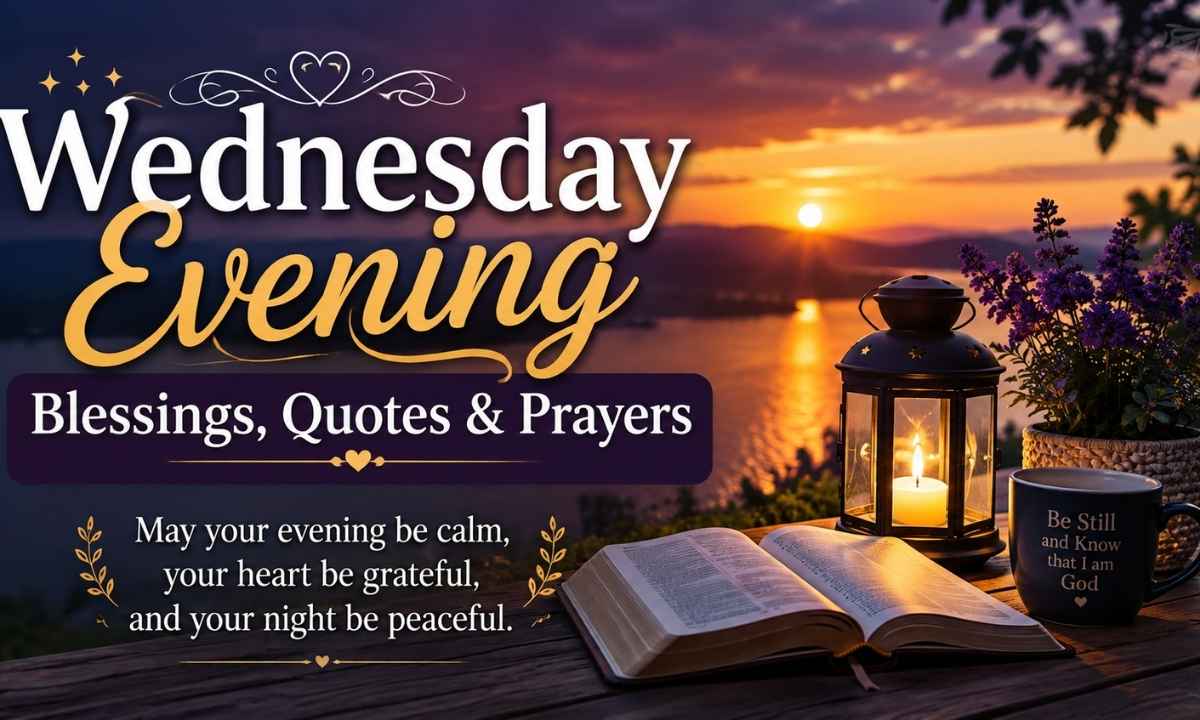 Wednesday Evening Blessings Quotes & Prayers